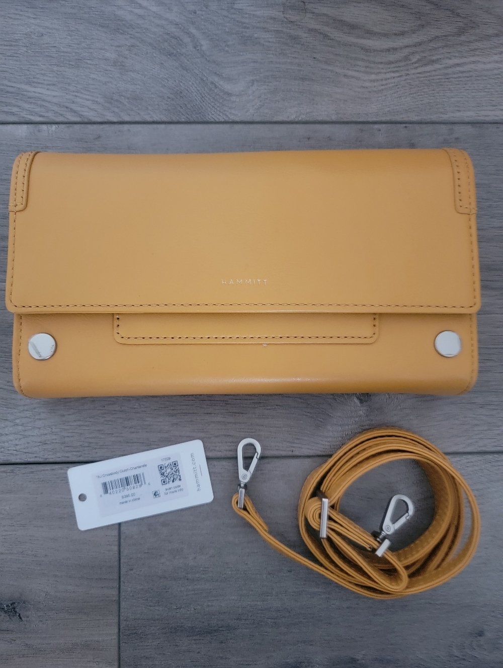 Hammitt Yellow Leather Crossbody Bag